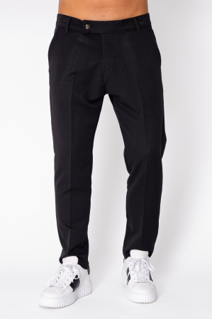 MEN - Long pants botton closure Black