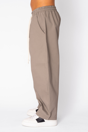 Cotton Long pants Balloon Taupe [1]