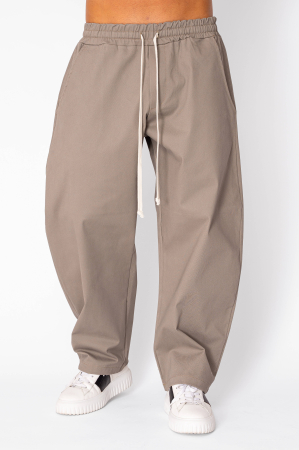 MEN - Cotton Long pants Balloon Taupe