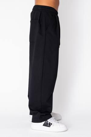 Cotton Long pants Oversized Black [1]