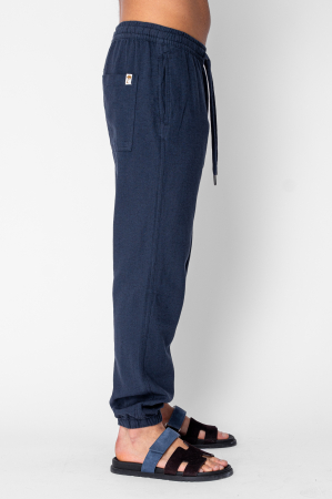 Pantaloni lungi din IN cu elastic si snur Navy [2]