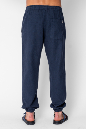 Pantaloni lungi din IN cu elastic si snur Navy [3]