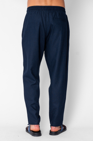 Pantaloni lungi din IN cu snur Navy [2]