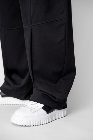 Pantaloni lungi drepti Baloon Fit Black [3]