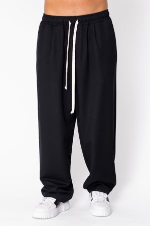 Men - Long pants Oversized Black