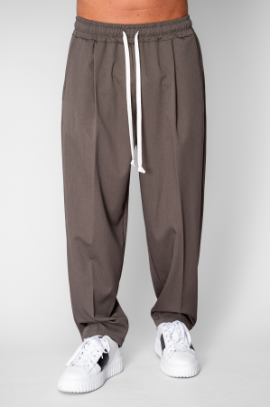 BARBATI - Pantaloni lungi Oversized Taupe