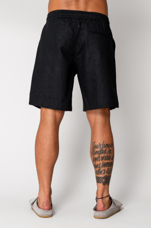 Pantaloni scurt din IN cu snur Black [2]
