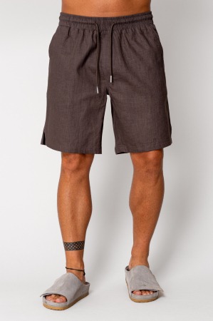 SALE - IN shorts with drawstring Brown