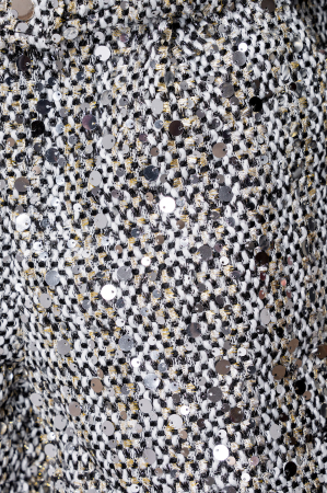 Pantaloni scurti cu paiete Silver [4]