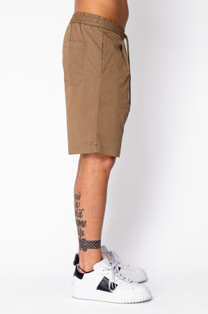Pantaloni scurti cu snur din bumbac Brown [1]