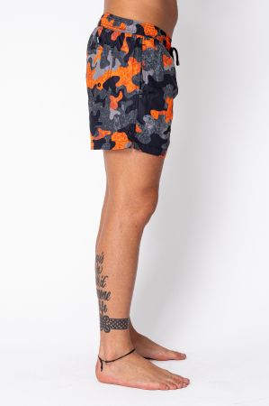 Swimming shorts Camouflage Black/Orange [2]