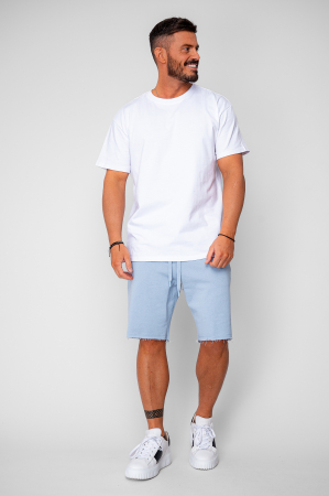 Pantaloni scurti din bumbac Sky Blue [3]