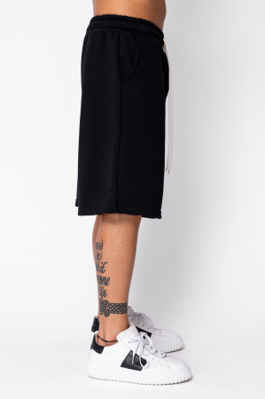 Pantaloni scurti din bumbac Oversized Black [1]