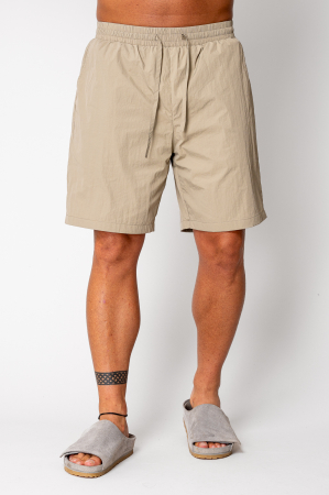 Promotii Barbati - Pantaloni scurti din fas Taupe