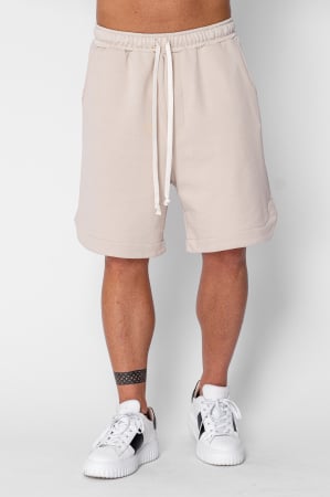 BARBATI - Pantaloni scurti Kobe Oversized Beige