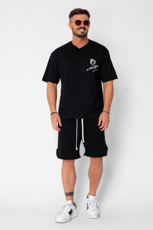 Pantaloni scurti Kobe Oversized Black [3]