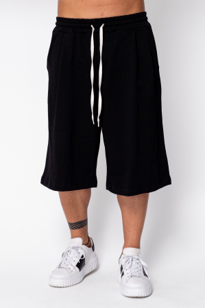 MEN - Super Oversized Short Pants Black