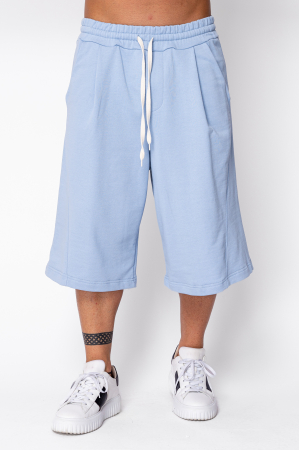 MEN - Super Oversized Short Pants Blue