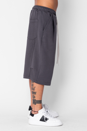 Pantaloni scurti Super Oversized Grey Anthracite [1]