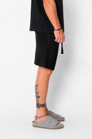 Pantaloni scurti tricotati Black [1]
