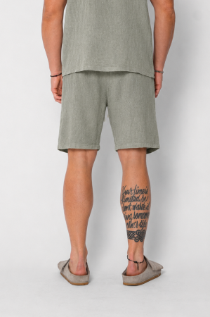 Pantaloni scurti tricotati Dark Olive [2]