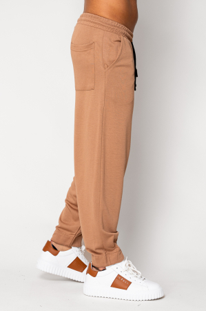 Men's baggy puffer pants Brown I [2]