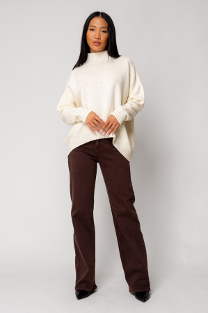 Asymmetrical sweater made of 100% wool Off White [4]