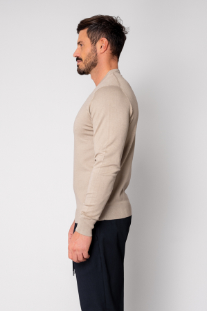 Knitted sweater Beige [1]