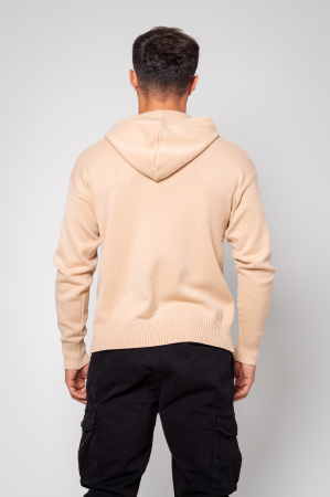 Pulover cu gluga Sand Stone [2]