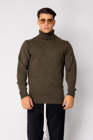 MEN - Knitted sweater Kaki