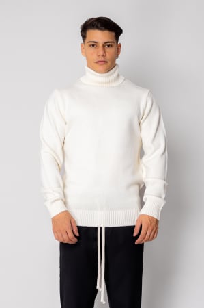 MEN - Knitted sweater Off White
