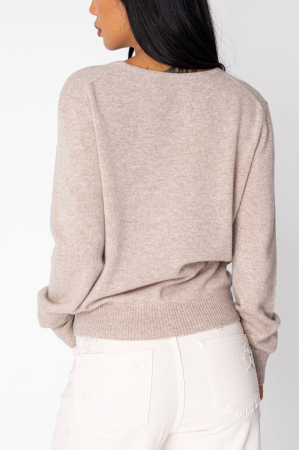 Pulover din 100% Casmir, Beige [1]