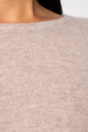 Pulover din 100% Casmir, Beige [3]