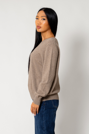 100% Cashmere Taupe sweater [1]