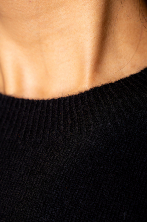 Pulover din 100% Lana, Black [3]