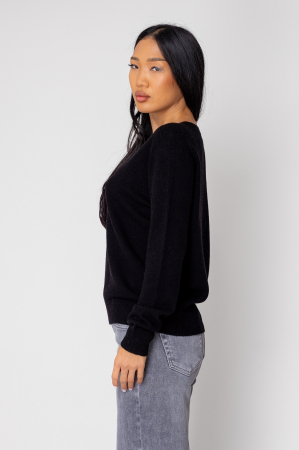 Pulover din 100% Lana, Black [1]