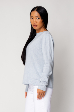 Whitewool and cashmere blend sweater Sky Blue [1]