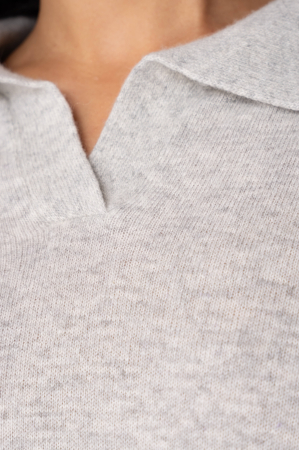 Grey striped wool and cashmere blend sweater [2]