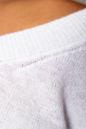 Whitewool and cashmere blend sweater [3]