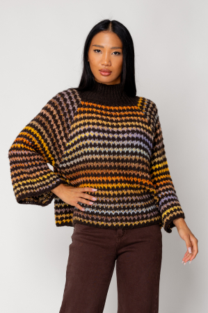 Brown wool blend sweater [1]