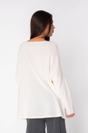 Off White wool and cashmere blend sweater [3]