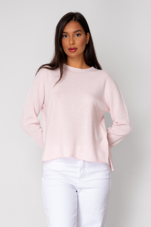 WOMEN - Pink wool and cashmere blend sweater