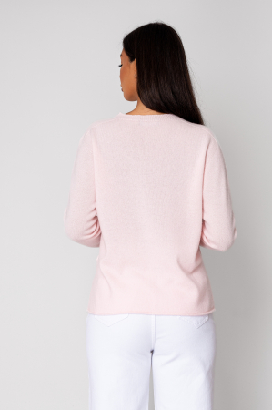 Pink wool and cashmere blend sweater [1]