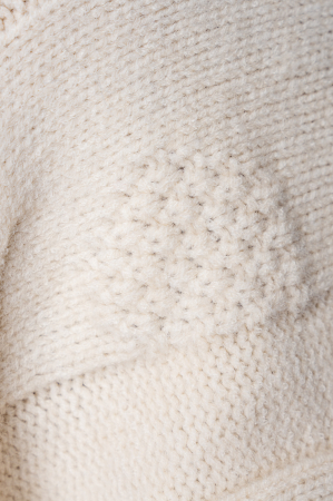 Oversized sweater from wool mix Beige [5]
