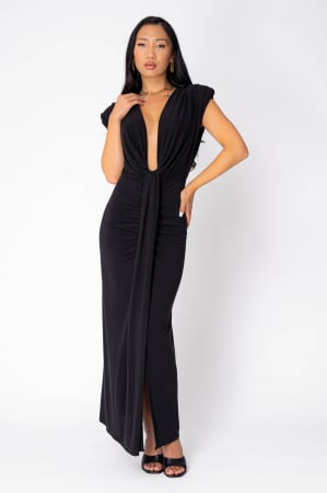 FEMEI - Rochie lunga Black