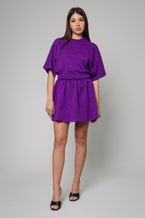 Sale Women - Set Amara T-shirt Oversized and short skirt Mauve