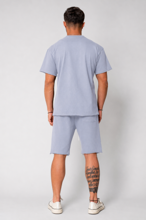 Set Axis tricou si pantalon scurt Storm Grey [1]