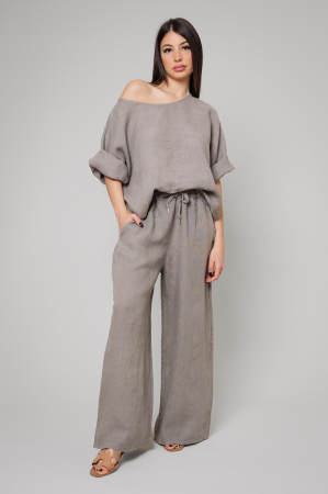 FEMEI - Set Kalie Bluza si Pantalon lung 100% IN Warm Taupe
