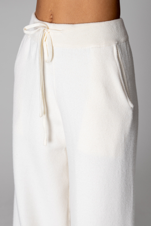 Blouse and long pants set in Off White wool mix [3]