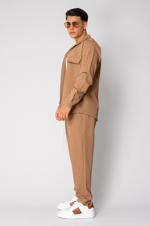 Set Camasa cu buzunare si pantalon lung Beige III [2]